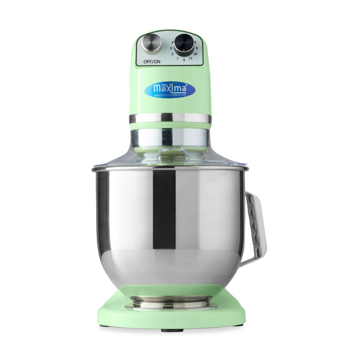 Mixer planétaire - 7 L - jusqu'à 2 kg de pâte - vert – Maxima 09300153