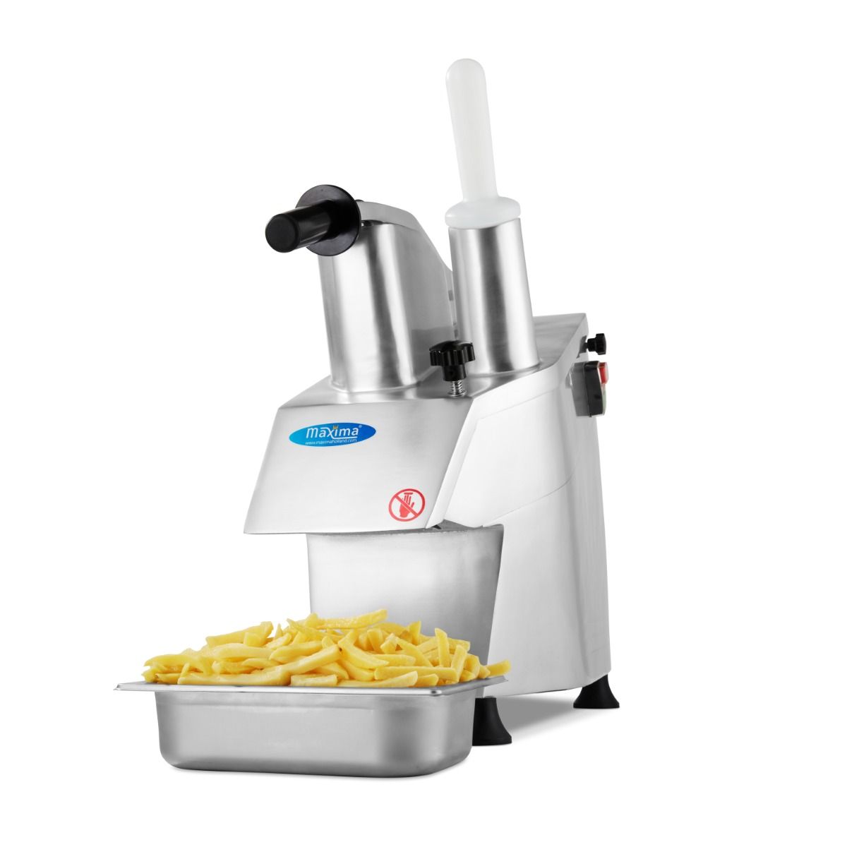 Coupe-légumes - jusqu'à 450 kg / h - incl 5 disques de coupe – Maxima 09300235