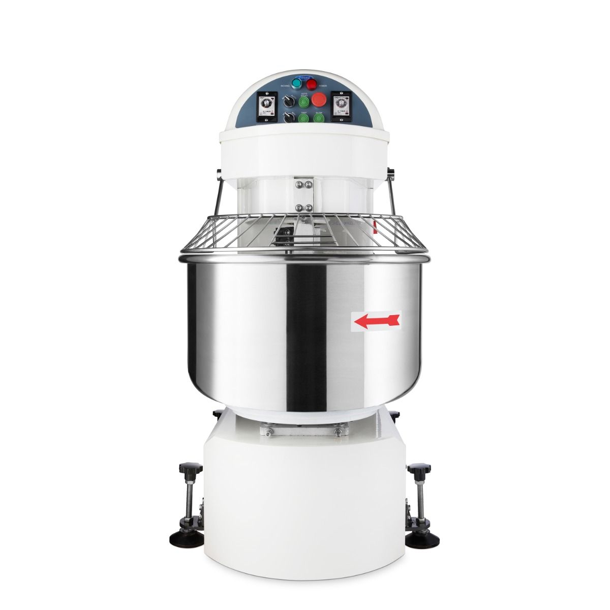 Pétrin à spirale / pétrin à pâte - 130 L - 80 kg de pâte - 2 vitesses - 400V – Maxima 09361130