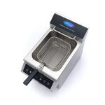 Friteuse - 8 L - 1 panier - induction - avec robinet de vidange – Maxima 09371090