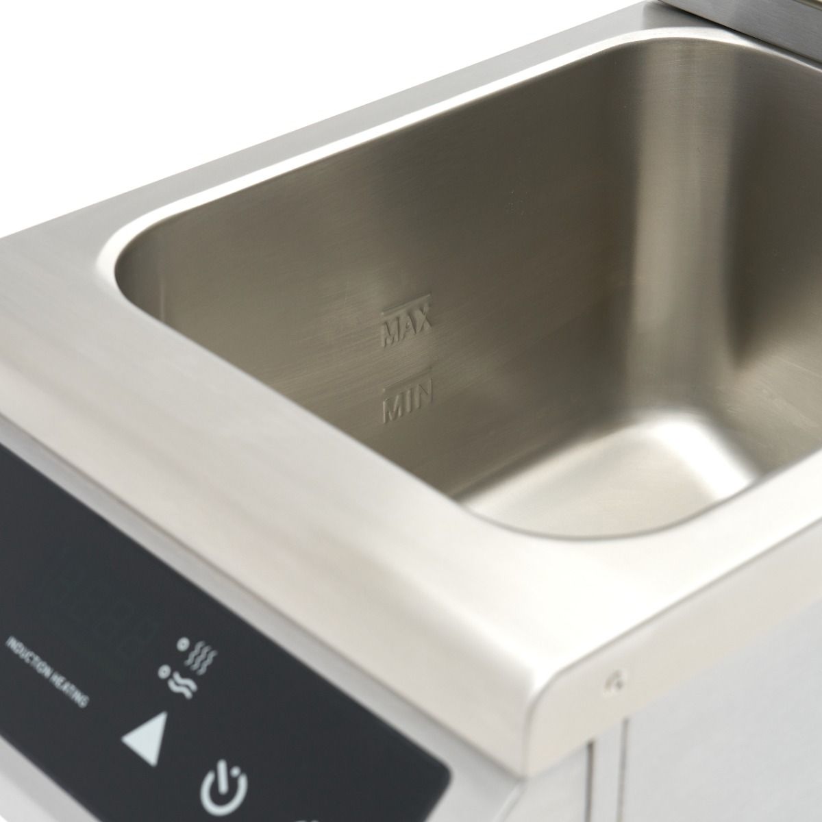 Friteuse - 8 L - 1 panier - induction - avec robinet de vidange – Maxima 09371090