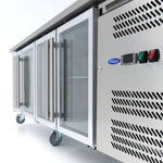 Réfrigérateur de comptoir - 223 cm - 4 portes vitrées – Maxima 09400409