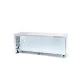 Réfrigérateur de comptoir - 223 cm - 4 portes vitrées – Maxima 09400409