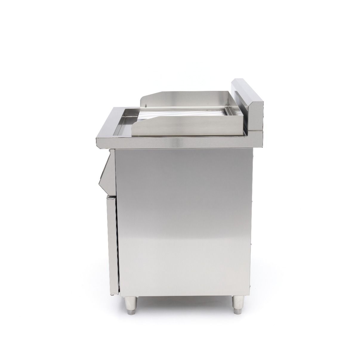 Plancha à induction 700 - lisse et rainurée - 10 000 W - double - avec support – Maxima 09371100