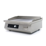 Plancha à induction 700 - lisse et rainurée - 5 000 W - double – Maxima 09371200