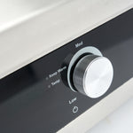 Plancha à induction 700 - lisse et rainurée - 5 000 W - double – Maxima 09371200
