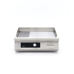 Plancha à induction 700 - lisse et rainurée - 5 000 W - double – Maxima 09371200