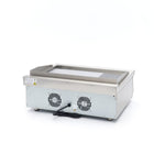 Plancha à induction 700 - lisse et rainurée - 5 000 W - double – Maxima 09371200