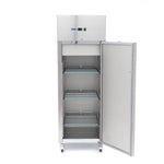 Congélateur - 600 L - 3 étagères réglables (2/1 GN) - acier inoxydable - sur roulettes – Maxima 09400007