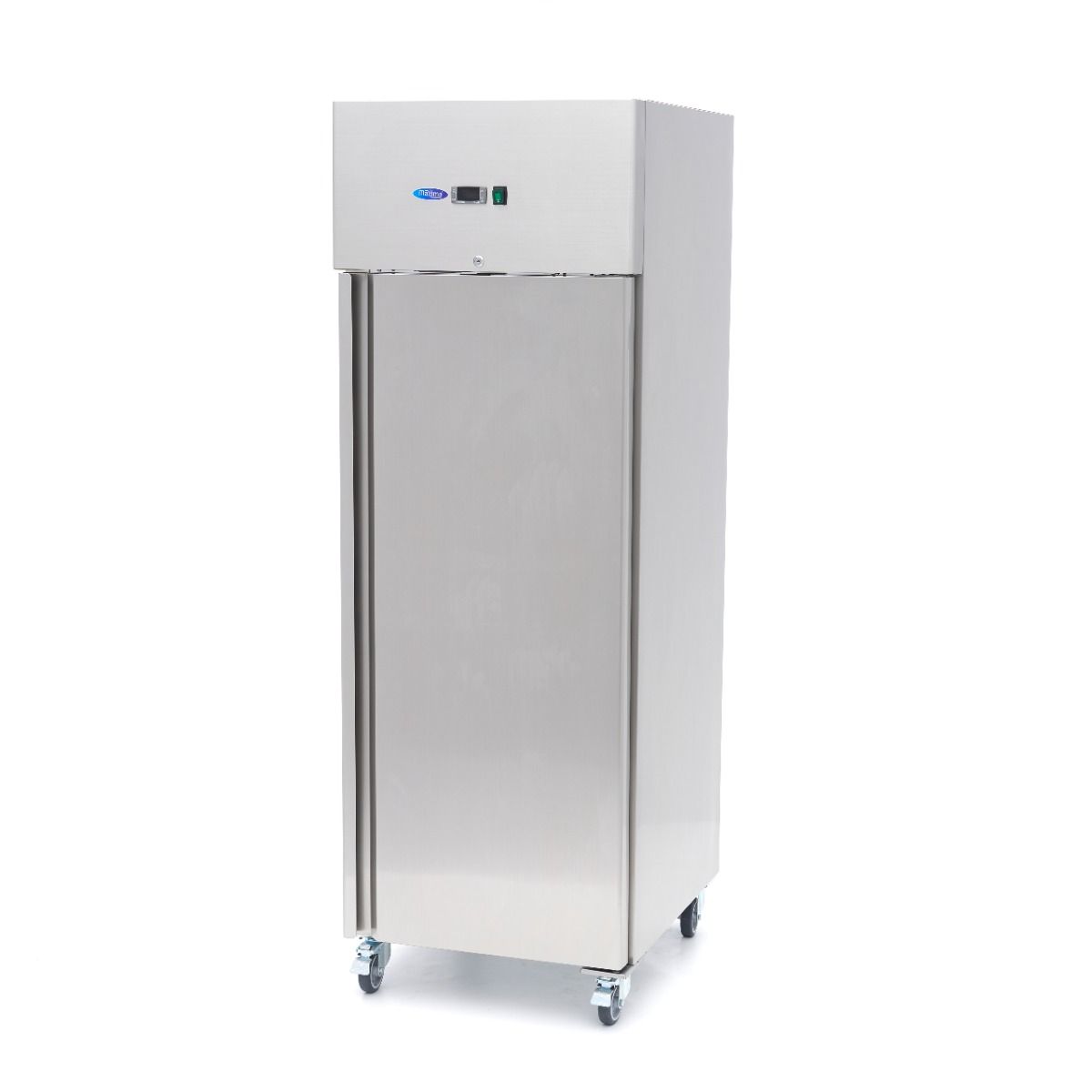 Congélateur - 400 L - 3 étagères réglables - acier inoxydable - sur roulettes – Maxima 09400136