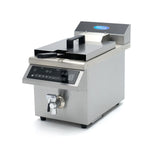 Friteuse - 8 L - 1 panier - induction - système de levage - avec robinet de vidange – Maxima 09371450