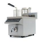 Friteuse - 8 L - 1 panier - induction - système de levage - avec robinet de vidange – Maxima 09371450