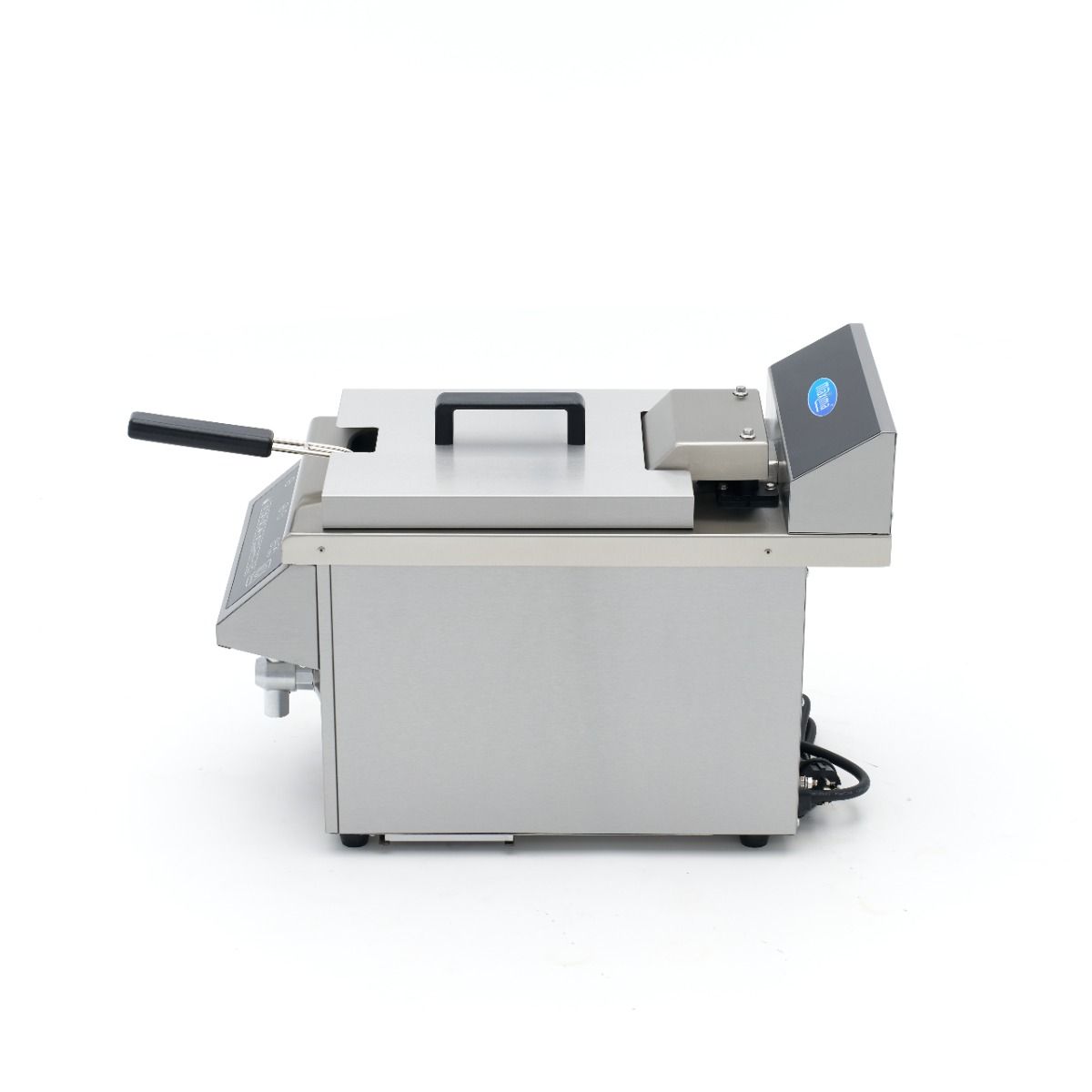 Friteuse - 8 L - 1 panier - induction - système de levage - avec robinet de vidange – Maxima 09371450