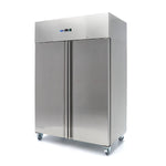 Congélateur - 1200 L - 6 étagères réglables (2/1 GN) - acier inoxydable - sur roulettes – Maxima 09400017