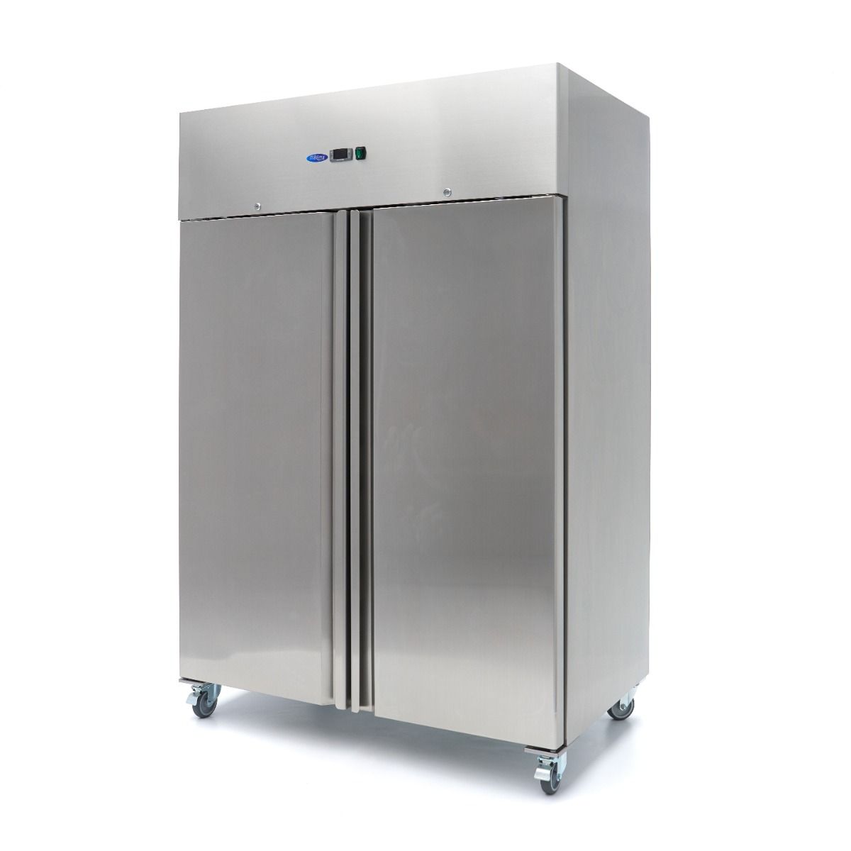 Congélateur - 1200 L - 6 étagères réglables (2/1 GN) - acier inoxydable - sur roulettes – Maxima 09400017
