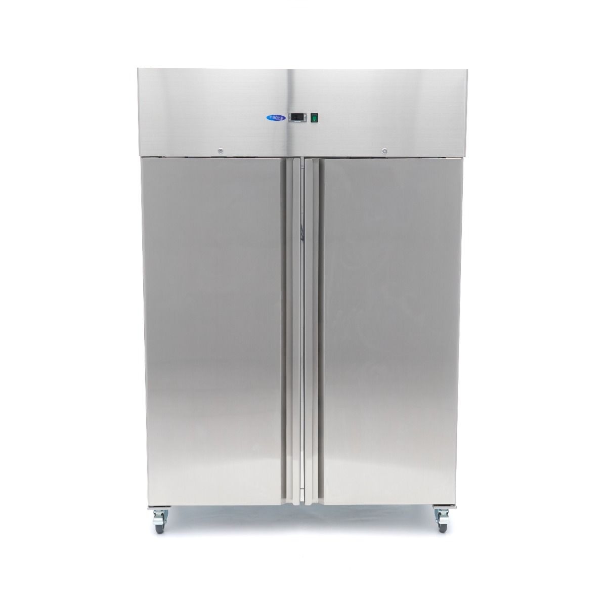 Congélateur - 1200 L - 6 étagères réglables (2/1 GN) - acier inoxydable - sur roulettes – Maxima 09400017