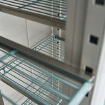 Réfrigérateur - 800 L - 6 étagères réglables - acier inoxydable - sur roulettes  – Maxima 09400042