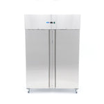 Réfrigérateur - 800 L - 6 étagères réglables - acier inoxydable - sur roulettes  – Maxima 09400042