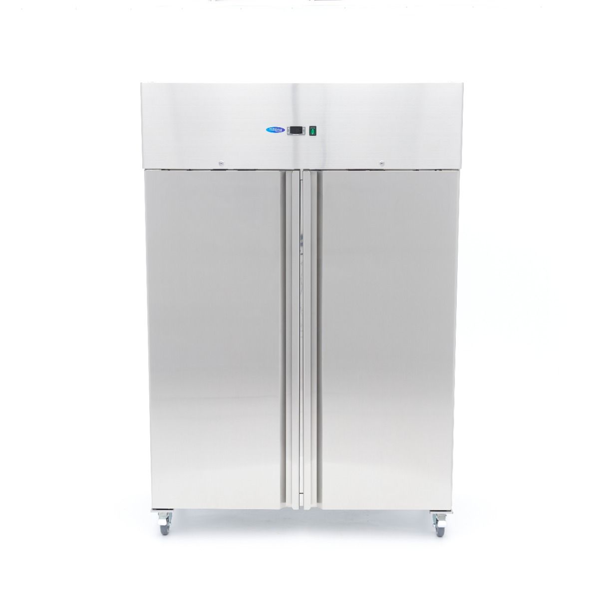 Réfrigérateur - 800 L - 6 étagères réglables - acier inoxydable - sur roulettes  – Maxima 09400042