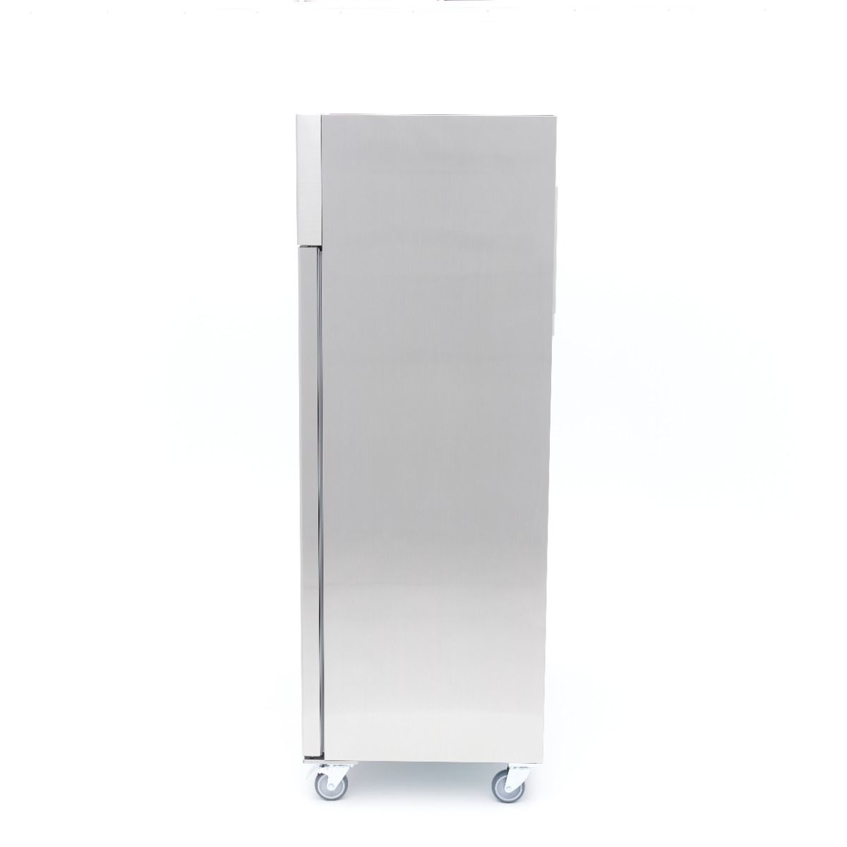 Réfrigérateur - 800 L - 6 étagères réglables - acier inoxydable - sur roulettes  – Maxima 09400042