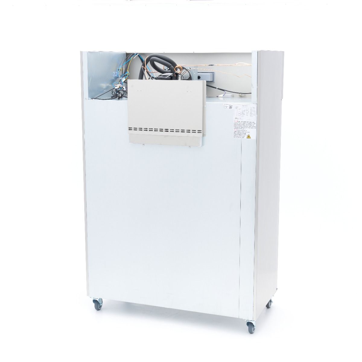 Réfrigérateur - 800 L - 6 étagères réglables - acier inoxydable - sur roulettes  – Maxima 09400042