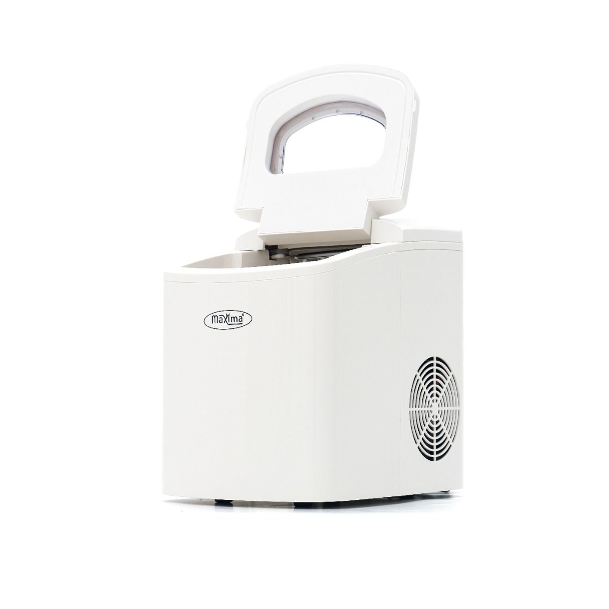 Machine à glaçons - 10-12 kg/jour - glaçons creux - refroidissement par air - blanc – Maxima 09100505