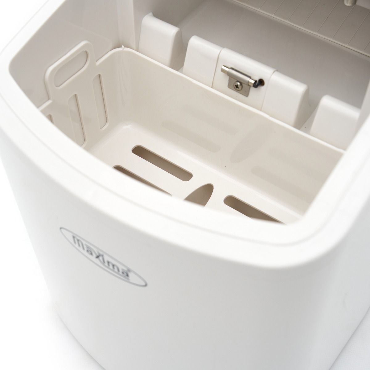 Machine à glaçons - 10-12 kg/jour - glaçons creux - refroidissement par air - blanc – Maxima 09100505