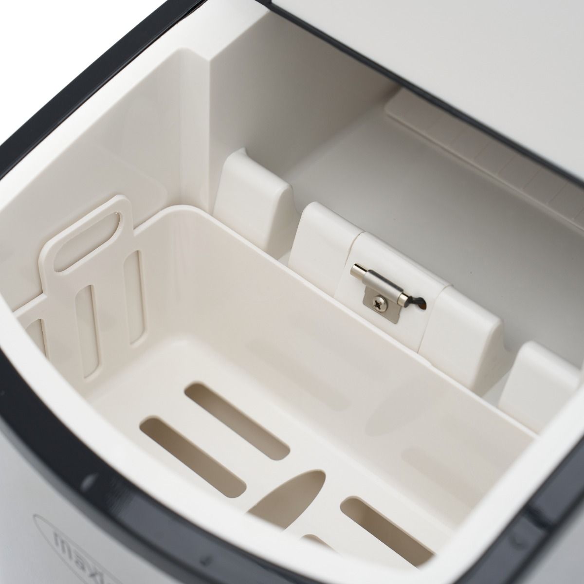 Machine à glaçons - 10-12 kg/jour - glaçons creux - refroidissement par air - argent – Maxima 09100500