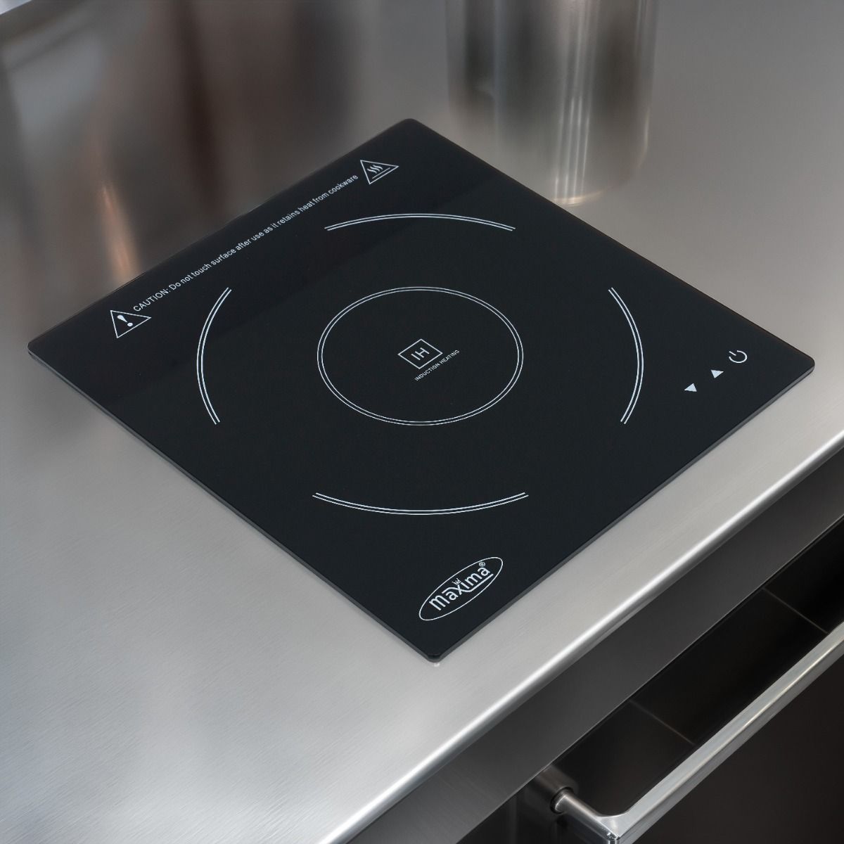 Plaque à induction - Ø26 cm - encastrable - 3500W – Maxima 09371225