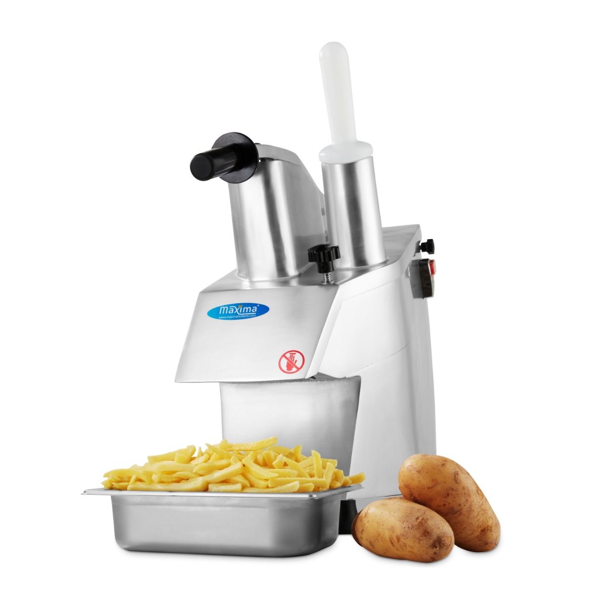 Coupe-légumes - jusqu'à 450 kg / h - incl 5 disques de coupe – Maxima 09300235