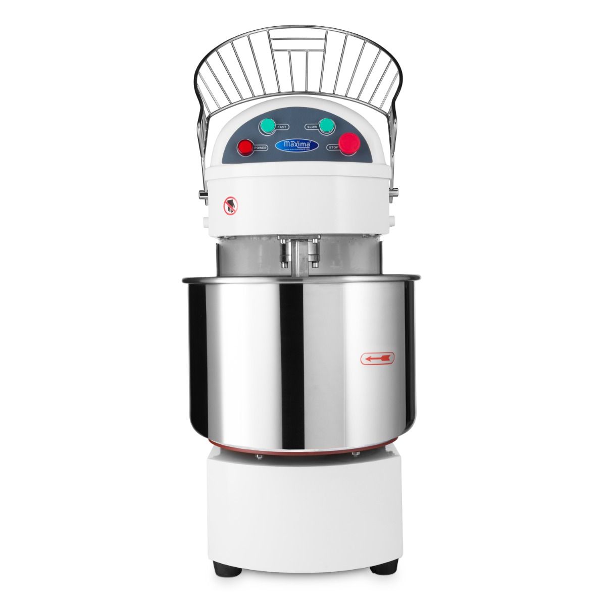 Pétrin à spirale / pétrin à pâte - 30 L - 19 kg de pâte - 2 vitesses – Maxima 09361030