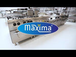 Heavy Duty friteuse - 2 x 12 L - unité double - profondeur 70 cm - avec robinet de vidange - électrique – Maxima 09394999