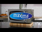 Micro-ondes - 900W - 6 programmes - assiettes jusqu'à Ø33 cm – Maxima 09367000