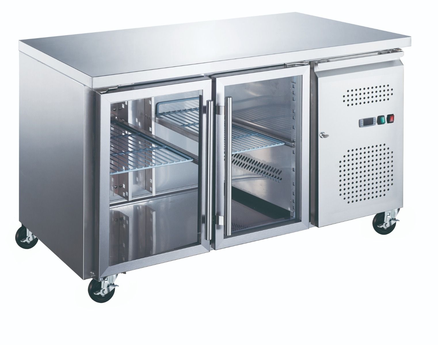 Réfrigérateur de comptoir - 136 cm - 2 portes vitrées – Maxima 09400401