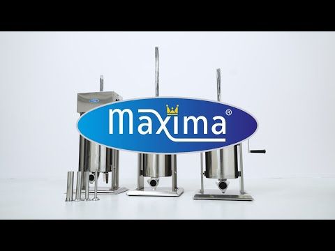Poussoir à saucisses - 15 L - verticale - incl 4 tubes de remplissage – Maxima 09300465