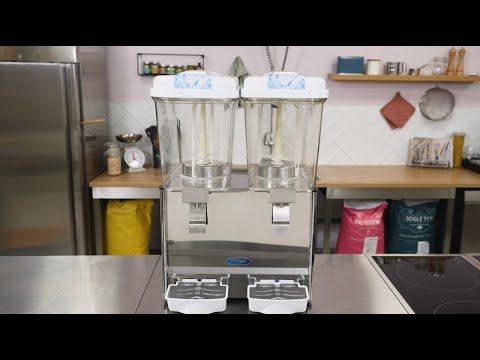 Dispensateur de boissons - 3 x 18 L -  électrique - incl mécanisme d'agitation – Maxima 09300540