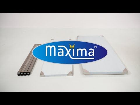 Table en acier inoxydable - 120 x 70 cm - hauteur réglable – Maxima 09364009