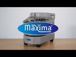 Pétrin à spirale / pétrin à pâte - 8 L - 4,5 kg de pâte - argent – Maxima 09361002