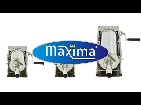 Poussoir à saucisses - 5 L - horizontale - incl 4 tubes de remplissage – Maxima 09300468