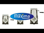 Poussoir à saucisses - 3 L - horizontale - incl 4 tubes de remplissage – Maxima 09300467