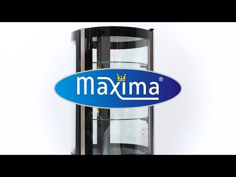 Vitrine à gâteaux - 100 L - 48 cm - ronde – Maxima 09400841
