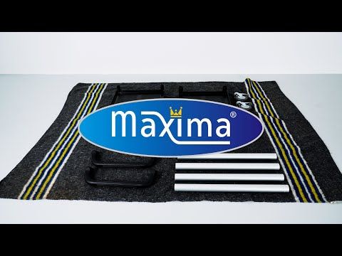Chariot de service - 3 étagères en plastique - 86,5 x 42,5 cm – Maxima 09507001