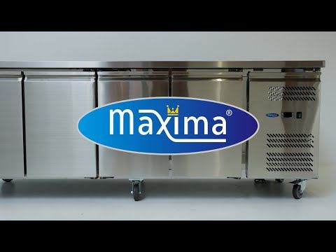 Réfrigérateur de comptoir - 223 cm - 4 portes – Maxima 09400408