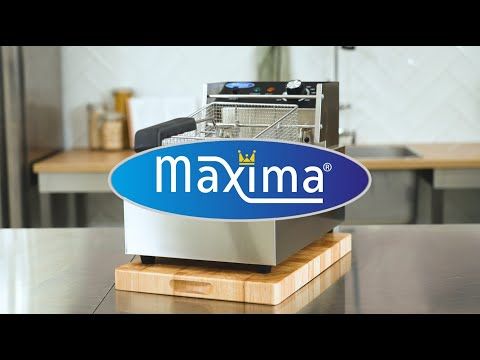 Friteuse - 2 x 6 L - 2 paniers - jusqu'à 2,4 kg de frites – Maxima 09364951
