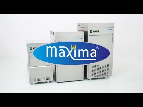Machine à glaçons - 45 kg/jour - glaçons creux - refroidissement par eau – Maxima 09300127