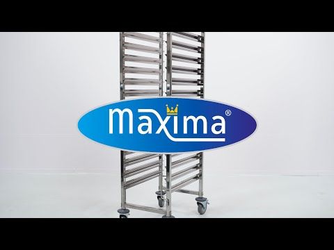 Chariot à plateaux - gastronorm - s'adapte à 16 plateaux 1/1 GN - excl les plateaux GN – Maxima 09300547