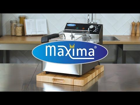 Friteuse - 2 x 11 L - 2 paniers - jusqu'à 2,8 kg de frites – Maxima 09365227