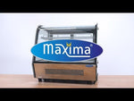 Vitrine à gâteaux - 120 L - 70 cm - portes coulissantes arrière – Maxima 09400845
