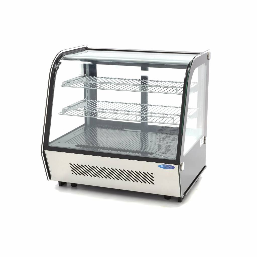 Vitrine à gâteaux - 120 L - 70 cm - portes coulissantes arrière – Maxima 09400845