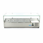 Réfrigérateur de préparation de comptoir - 120 cm - s'adapte à 4 x 1/3 GN – Maxima 09400320